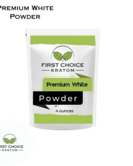 Premium white kratom powder