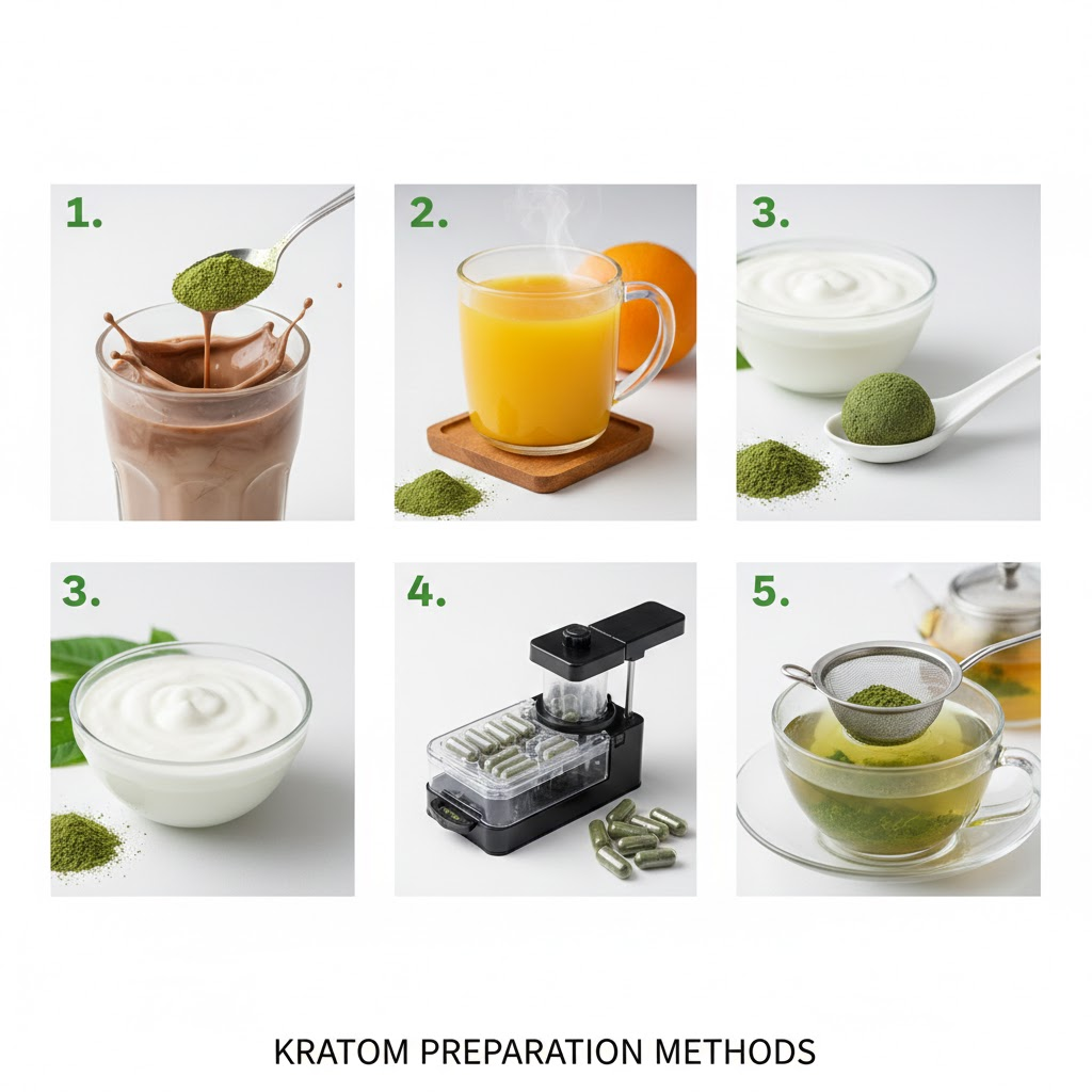 Kratom Powder vs Capsules: Which Format is Right for You? Kratom Preparation Methods
