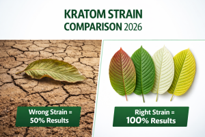 Read more about the article Kratom Strain Comparison: Red VS Green VS White VS Yellow